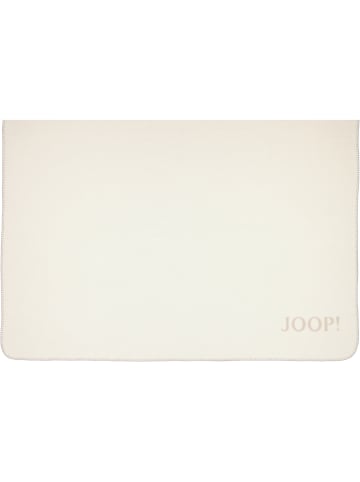 JOOP! Wohndecken Uni-Doubleface ecru-feder in ecru-feder