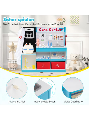 29 tlg. Arzt-Set mit Arztkoffer ab 3 Jahren in Blau