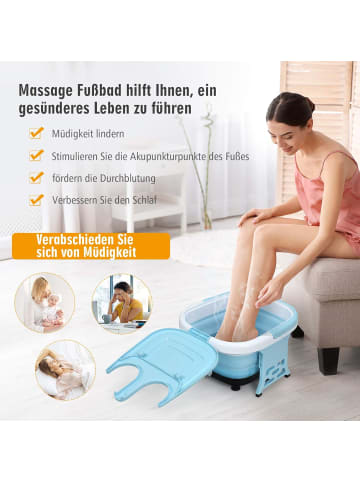 Fußbad Massagegerät in Blau
