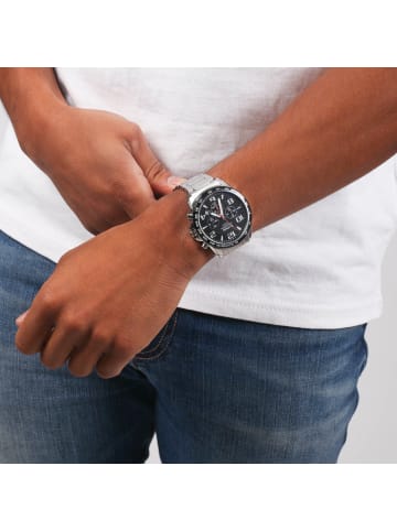 Titan Chronograph Lorus Silber