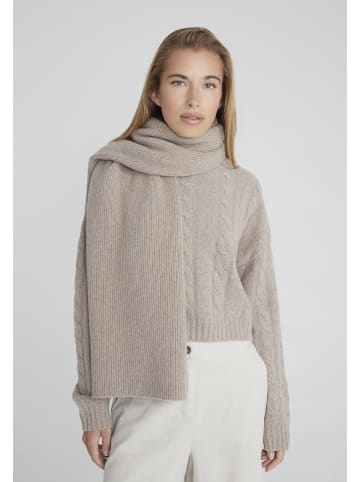 FRAUEN OVERSIZED SCHAL Kaschmir-Woll-Gemisch in camel melange