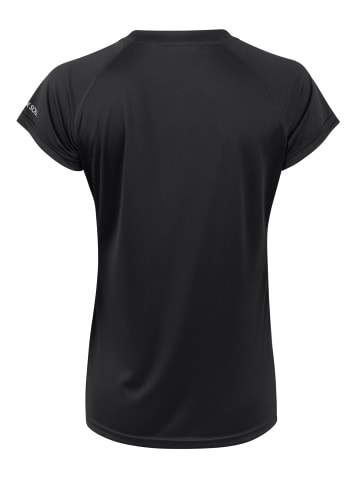 Damen Sport Shirt Trainingsshirt in Schwarz