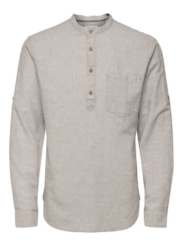 Langarmshirt ONSCAIDEN in Beige