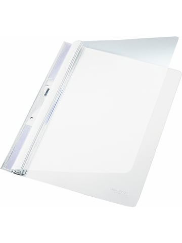 Einhängehefter A4 2 kurze Beschriftungsfenster PVC weiß
