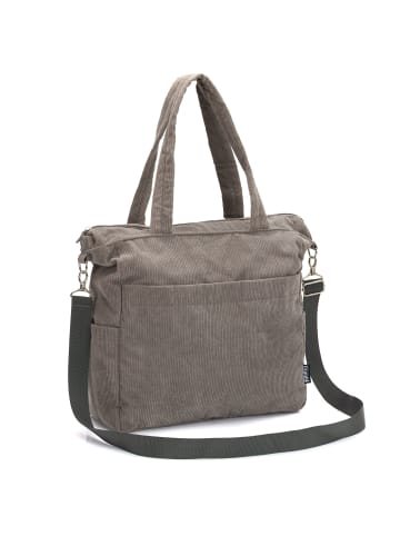 Wickeltasche Cord in Grau