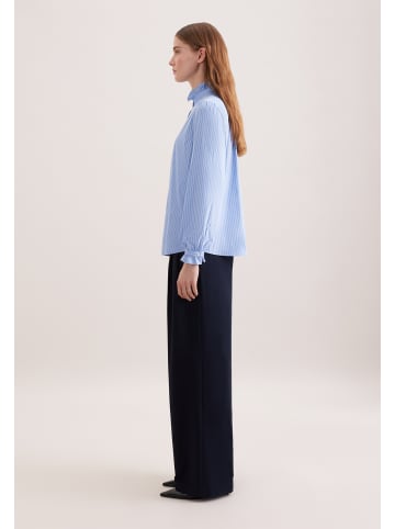 Rüschenbluse Regular in Hellblau