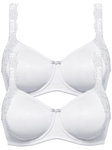 2er Pack Minimizer BH mit Bügel London in Weiss Weiss