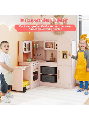 Spielküche mit Licht & Sound ab 3 Jahren in Rosa