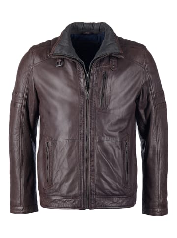 Lederjacke 63535 in braun