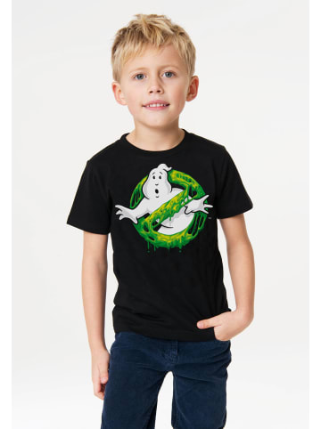 T-Shirt Ghostbusters – Slime Logo in schwarz