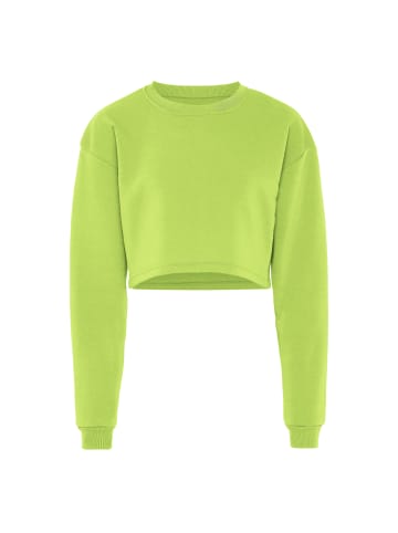 Damen Sweatshirt in Saure Limette