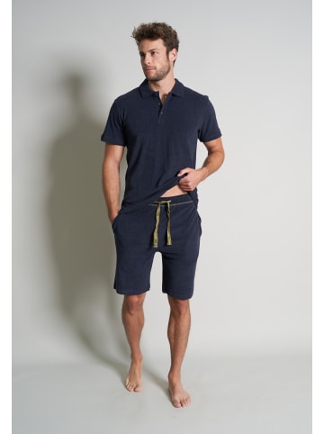 Shorty in blau-dunkel-melange