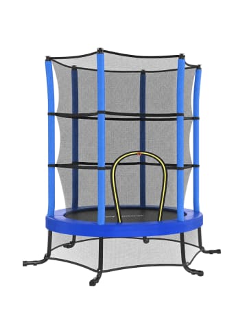 Kindertrampolin Saul in Blau - (H)189 x (D)174 cm
