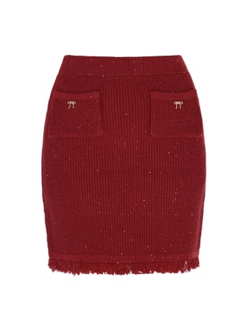 Women Skirt in burgundy