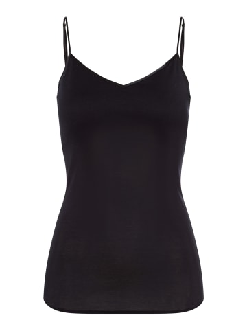 Spaghettitop Cotton Seamless Padded in Black