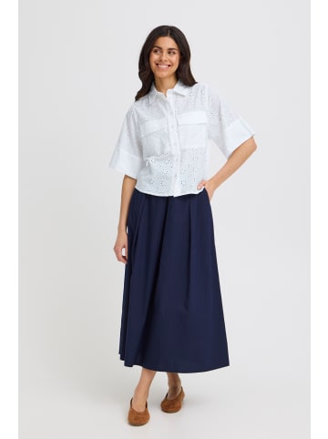 Kurzarm-Bluse FRBLAIR Box fit in Whisper White