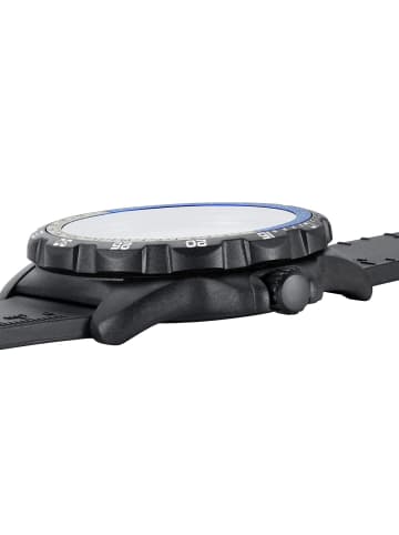 Herrenuhr Quarz Recon GMT Schwarz/Blau