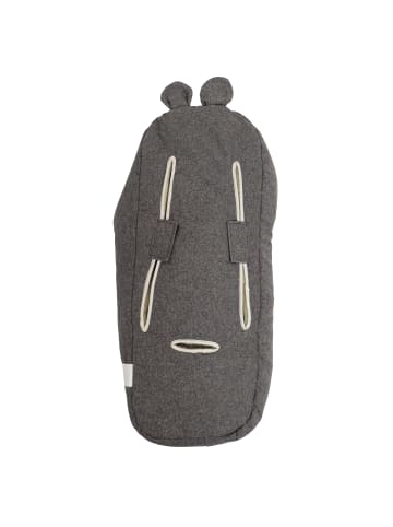 Babyschalenfußsack Hoody Maus Wool sleet grey