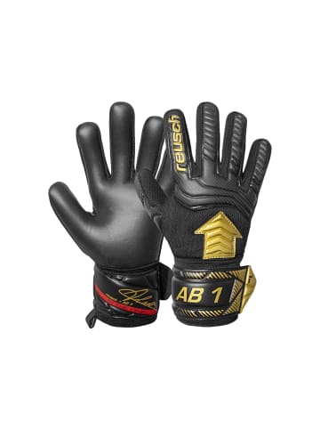 Torwarthandschuhe Attrakt AB1 Silver Junior in 7707 black / gold