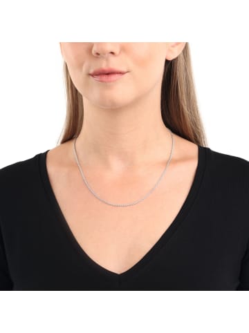Collier Silber 925, rhodiniert in Silber