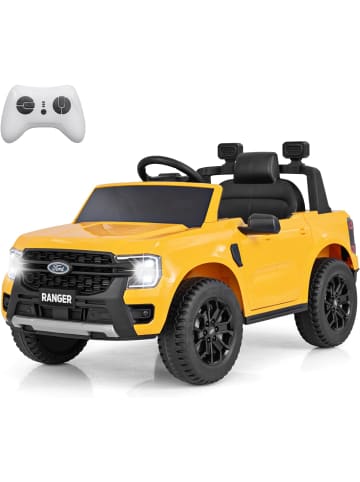 Kinder Elektroauto mit 2,4G-Fernbedienung in Gelb