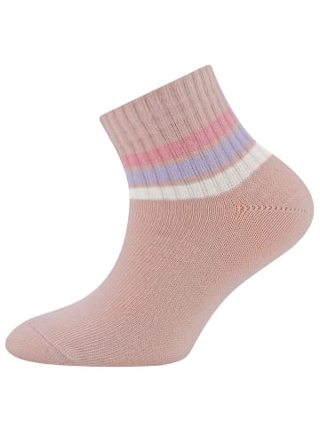 4er-Set Socken 4er Pack knöchelhoch mit Herzen in bunt