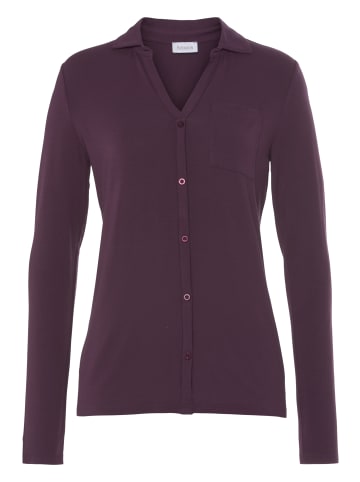 Langarmshirt in pflaume