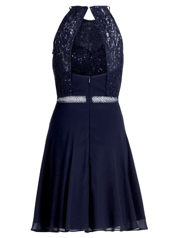 Cocktailkleid mit Spitze in Night Sky