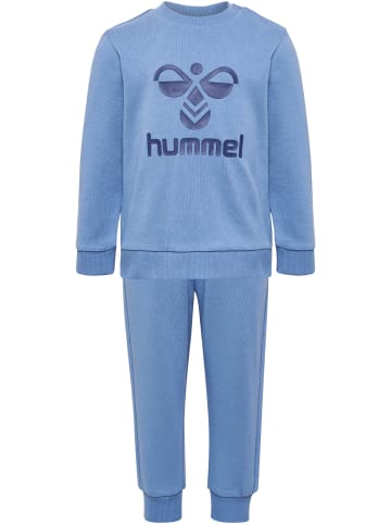Druckknopf Sweat Anzug Hmlarine Lebensstil Kinder in CORONET BLUE