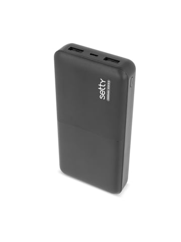 Setty Powerbank 20000 mAh SPB-20 schwarz