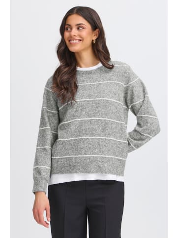 Strickpullover FRKENDRA Regular fit in Asphalt melange mix