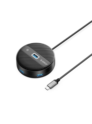 YS1-C2 4-Port-USB-Hub (1x USB-A 3.0, 3x USB-A 2.0, 0,3 m Kabel)