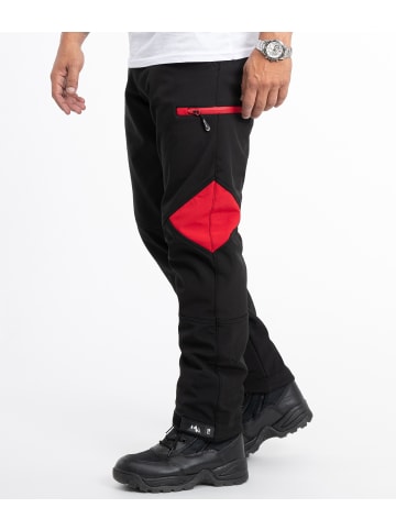 Softshellhose in Schwarz