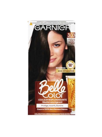 Belle Color Permanente Haarfarbe - 3.03 Châtain Foncé Doré Naturel