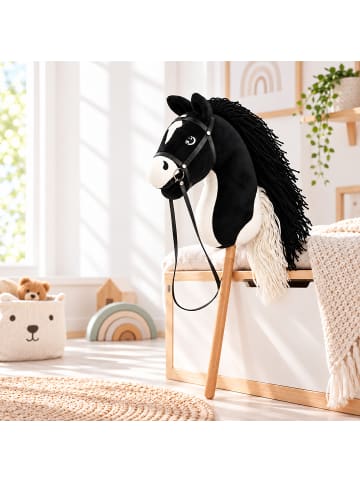 Steckenpferd in Schwarz