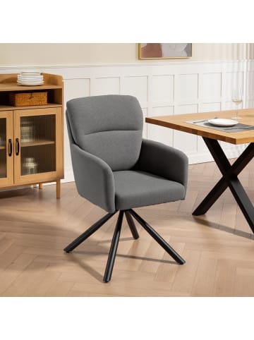 Esszimmerstuhl in Grau 57L x 63B x 93H cm