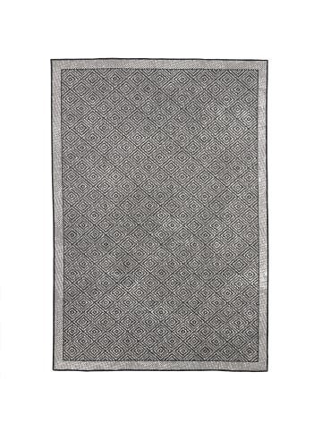 In- & Outdoor Teppich Hampton in schwarz