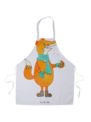 Kochschürze Fuchs Keks ohne Spruch in Weiß
