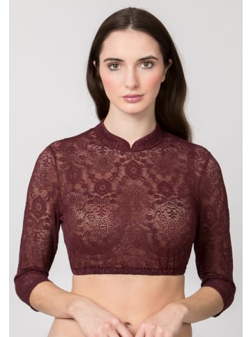 Stockerpoint Dirndlbluse Celine in bordeaux