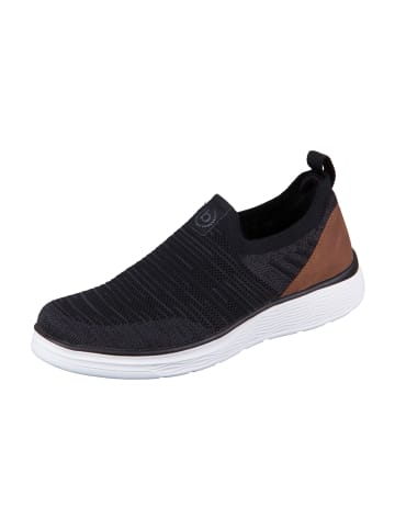 Sportliche Slipper in Schwarz