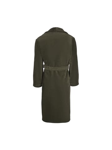 Schalkragenmantel Homewear in olive