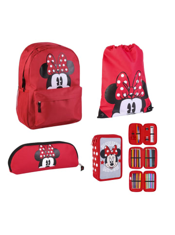 Minnie MSchulpaketangebot Komplett-Set 4-tlg. Kinder, alles in Schwarz