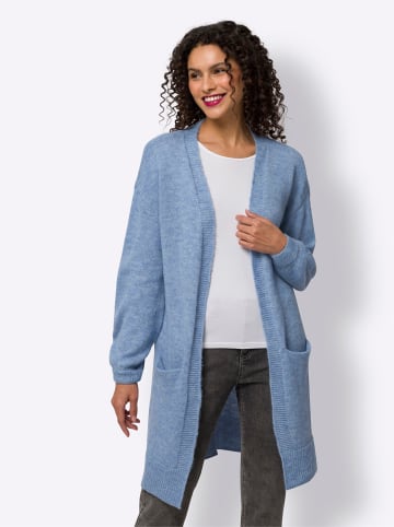 Strickjacke in bleu
