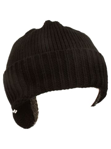 Strickmütze in schwarz