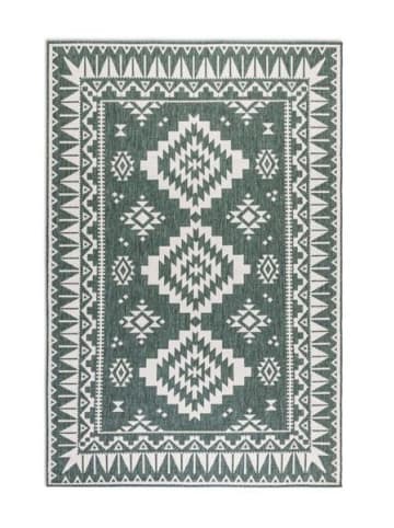 Elle Decoration Gemini In- und Outdoor Wendeteppich - grün