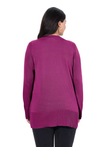 Strickjacke in beere