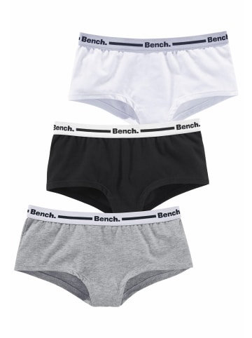 Panty in grau-meliert / schwarz /  weiß