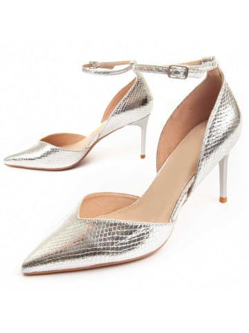 Pumps Heel Shoe Festshoe6 in Silber