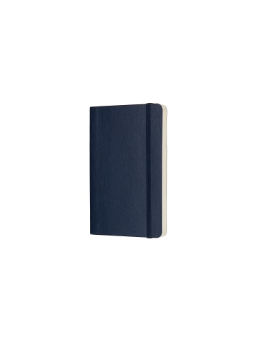Notizbuch mit weichem Einband, 70g-Papier, Blanko "Classic" in Saphir