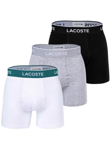 Boxershort 3er Pack in Schwarz/Weiß/Grau
